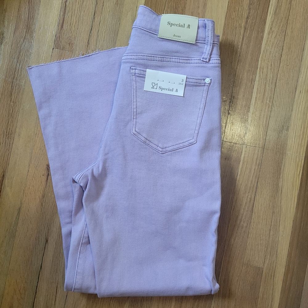 Special A high-rise stretch cropped straight leg